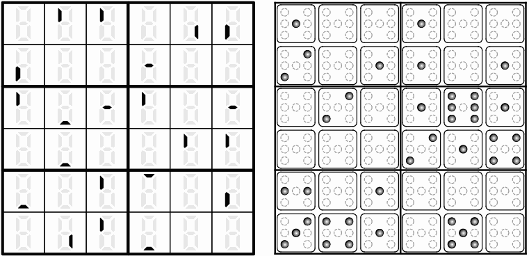 Figure 13. Digit Place by Cihan Altay, 2005 USPC. Pips Number Place (Puzzler 1999-04)